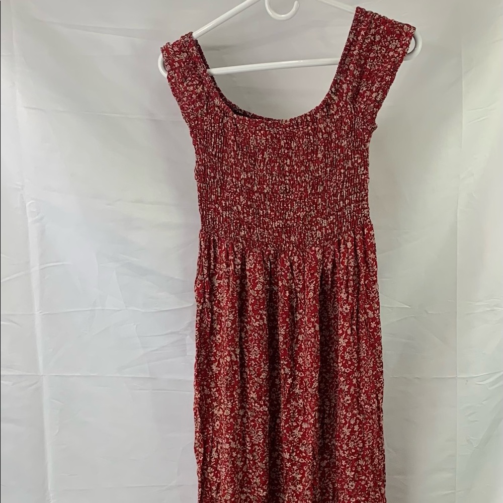 Red Floral Dress